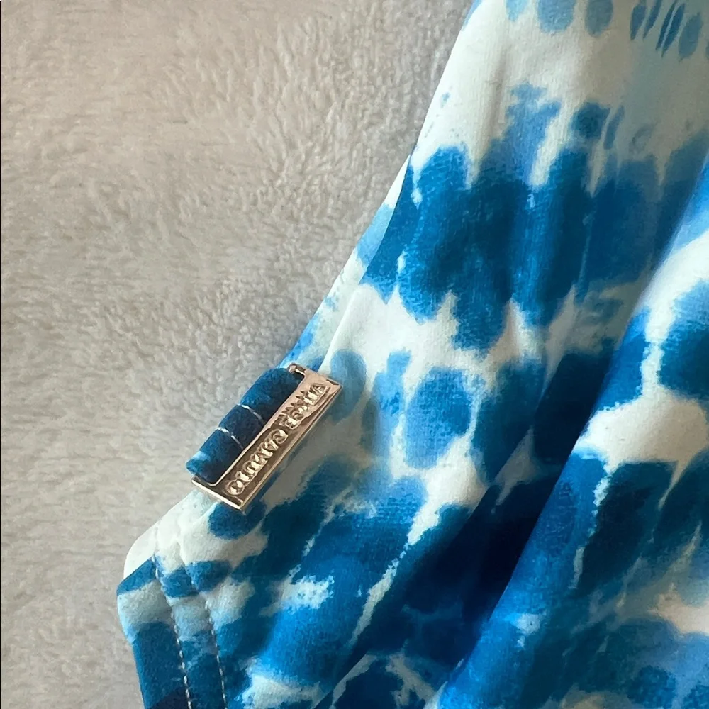Vince Camuto Azure Blue Tie-Dye One-Piece Swim - Picture 8 of 8